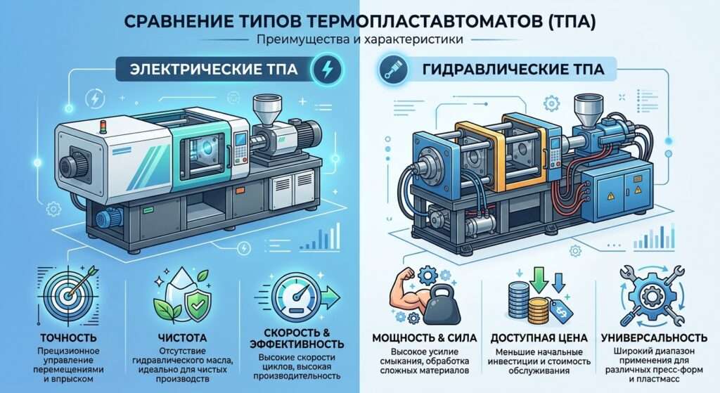 Как выбрать термопластавтомат для производства: пошаговый гайд